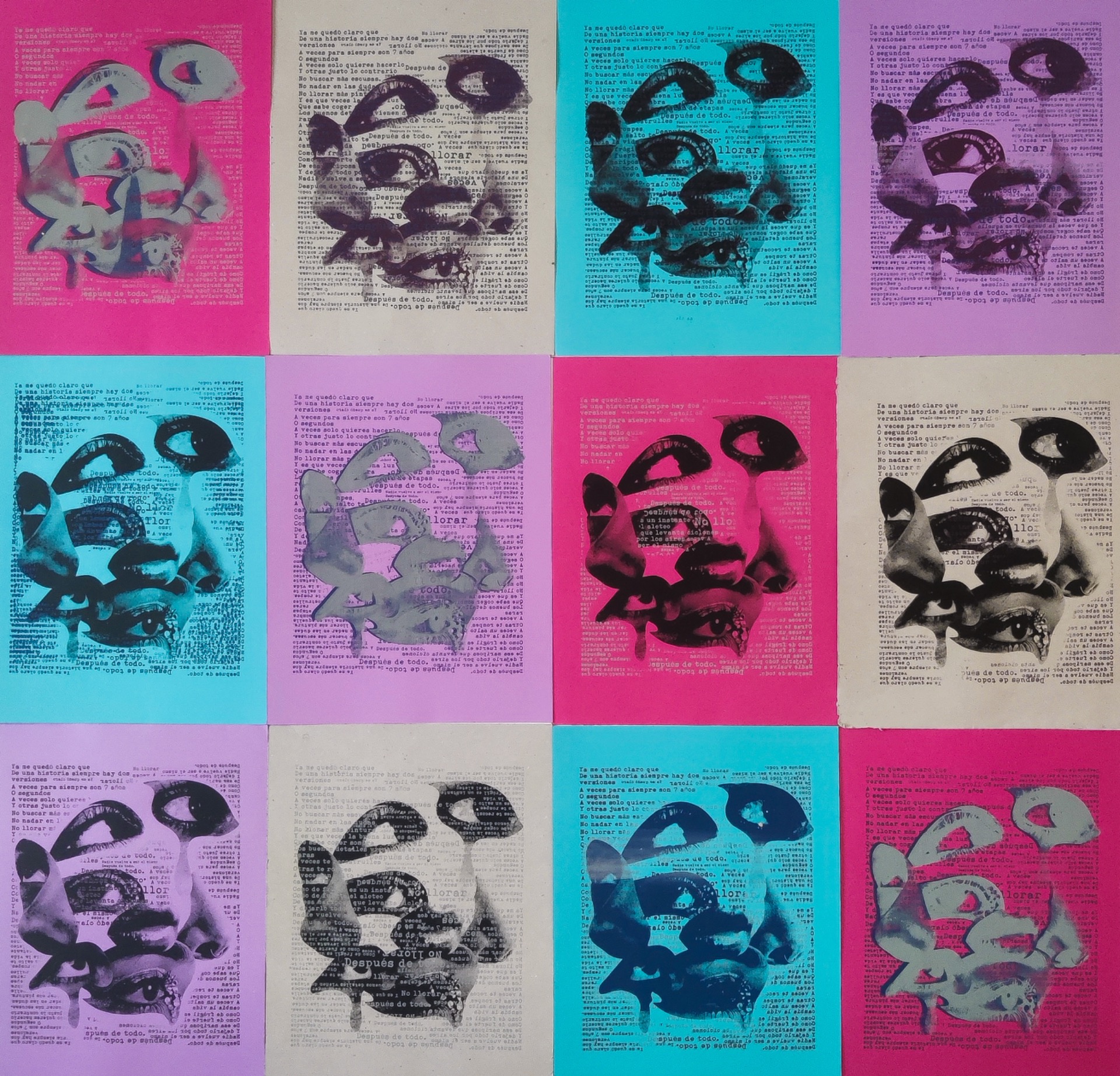 Obra personal, pintura y grabado